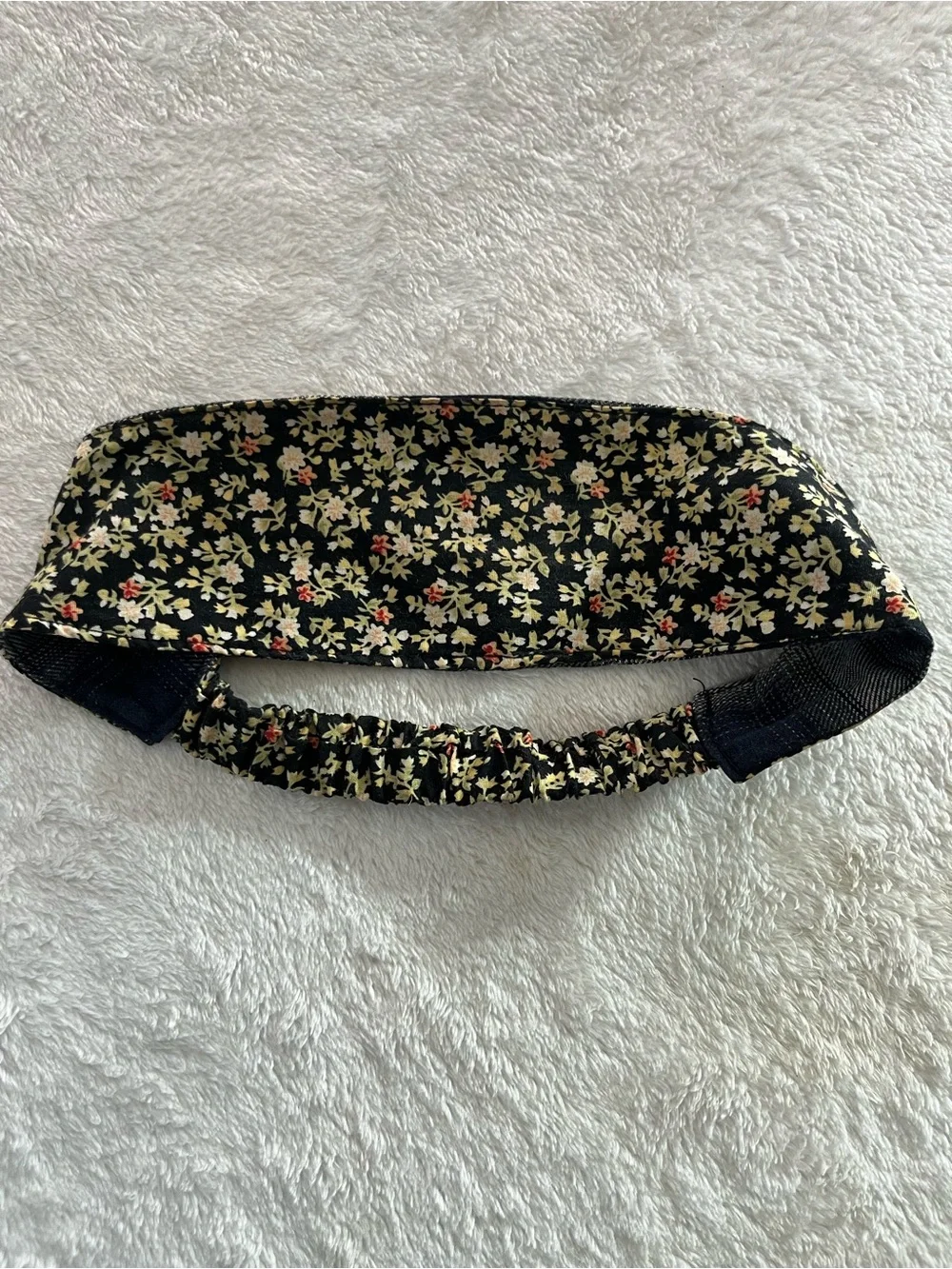 Kids Reversible Headband Unisex Girls Flannel & Floral Wide Fabric with Elastic